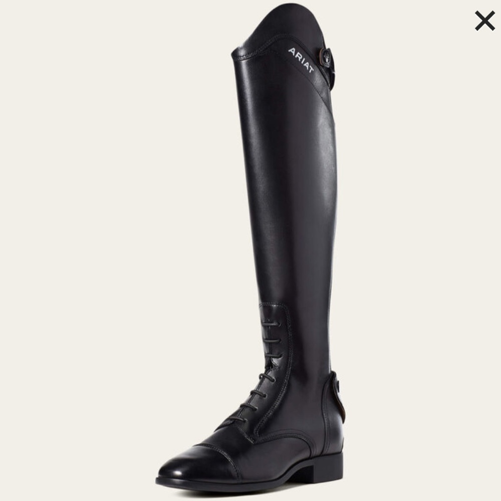Ariat Women’s 10 US Palisade Calf: Reg Height: Short Black Tall Riding Boots
